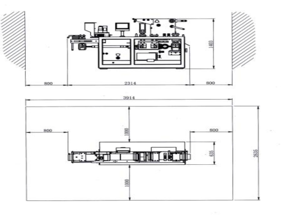 DPP 180 blister pack packaging machine structure