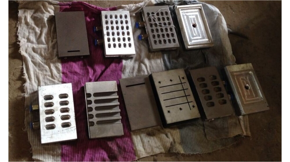 DPP-80 Blister packing machine customized molds