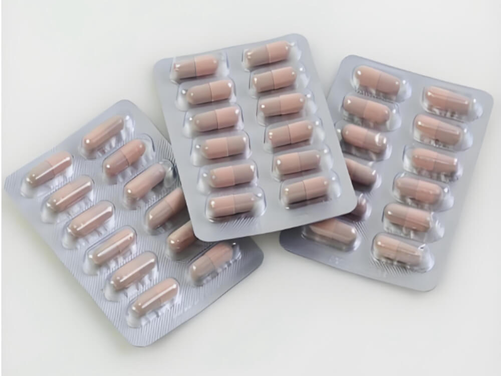 Health Supplements capsules blister packing