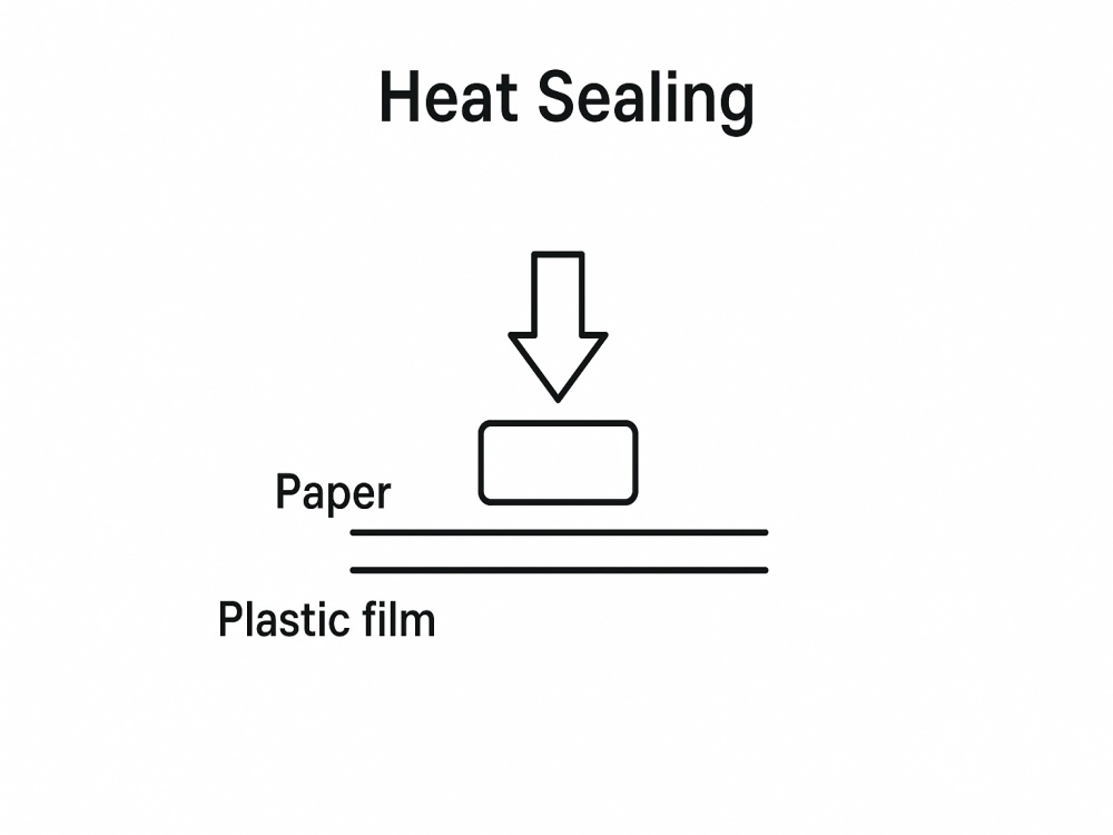 paper plastic blister pack machine heat sealing