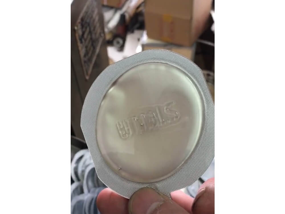 liquid blister packing machine finished products out