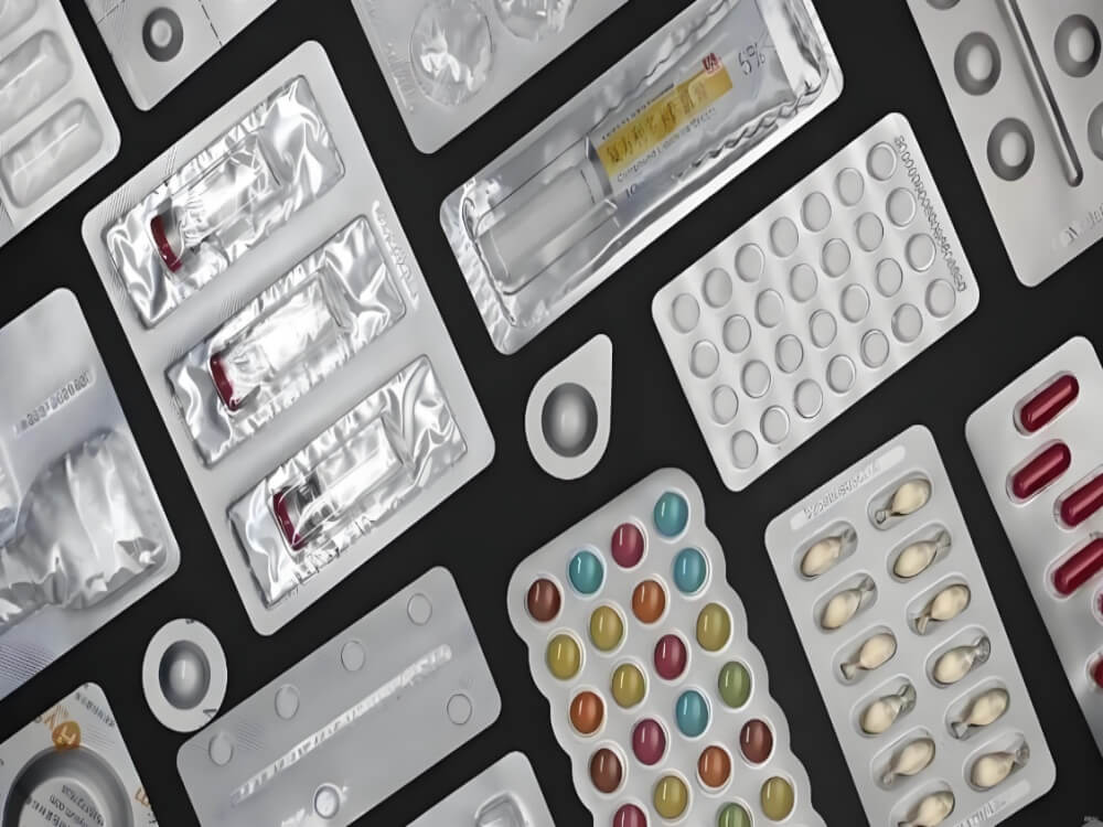 Blister packaging machine samples