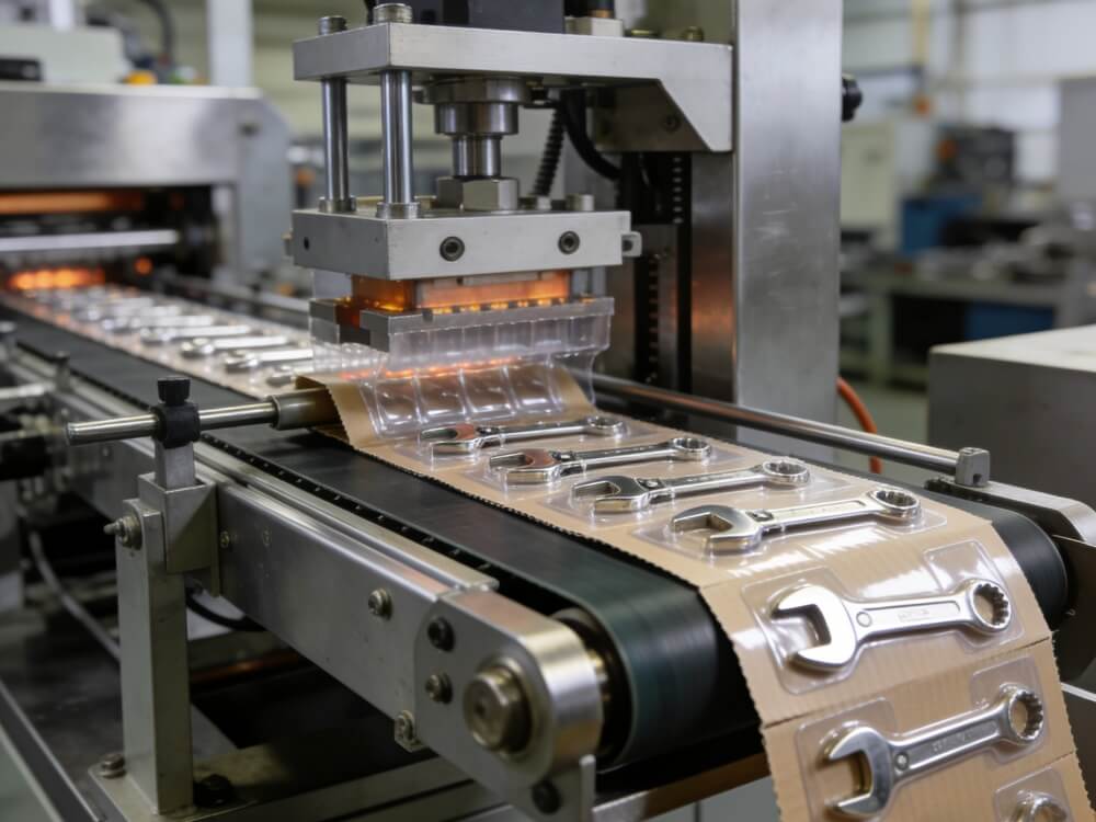 Paper-Plastic Blistering Machine