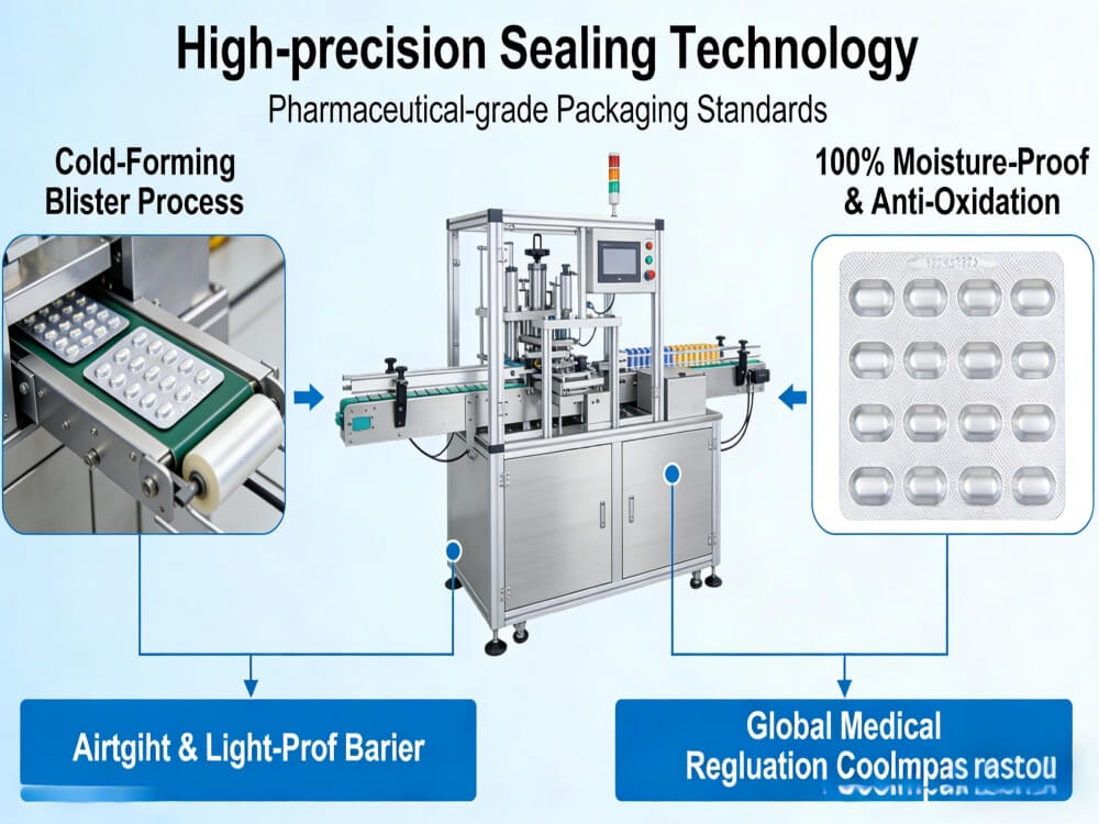 Alu Alu Blister Machine with High-precision Sealing Technology