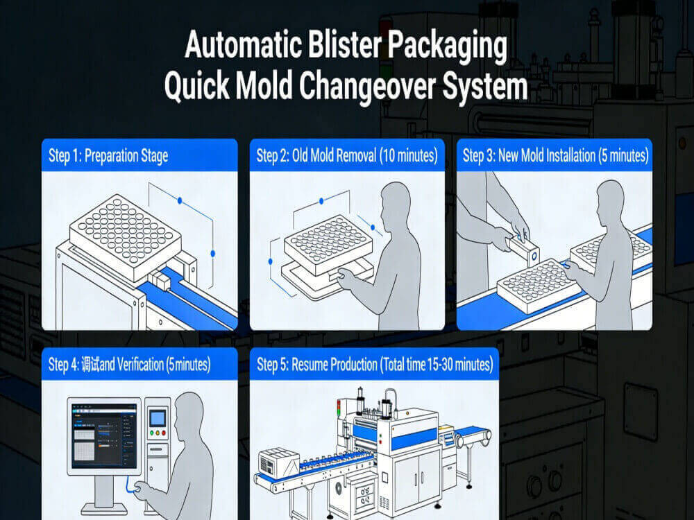 Automatic Blister Packaging Quick Mold Changeover System