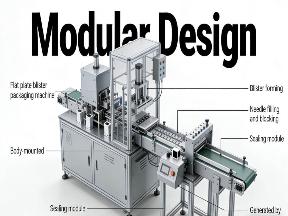 Modular Design of Tablet Blister Packing Machine