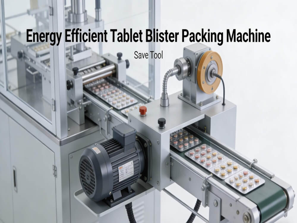 Tablet Blister Packing Machine Energy Efficient Save Tool