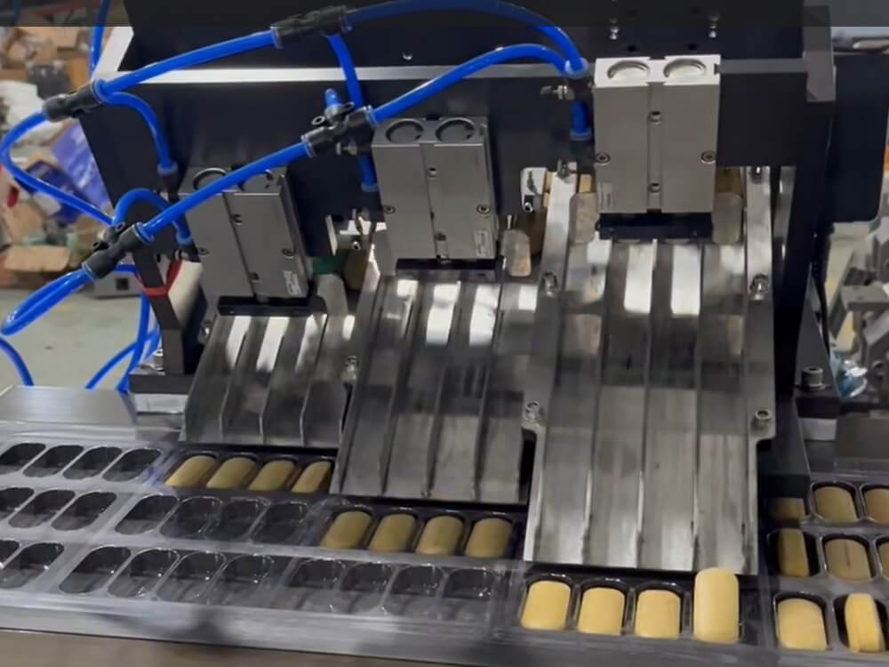 tablet blister packing machine feeding system