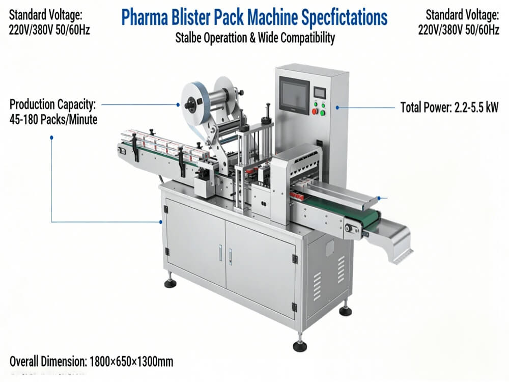 Pill Blister Pack Machines One-Stop Service from Our Company