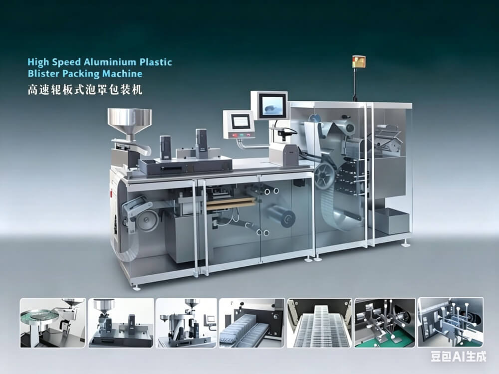 RotaryPlaten Type Pill Blister Pack Machine